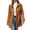 Coffee, variant on Wool Coats for Women Fall Winter Pea Coat Single Breasted Jackets Long Trench Coat Dress Peacoat with pockets Beige M(M)