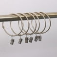 thumbnail image 3 of Ganchos para Anillos de Cortina con Clips BLESIY Plata 2 piezas, 3 of 8
