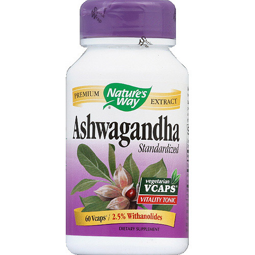 Nature's Way Ashwagandha Standardized Dietary Supplement Vcaps, 60
