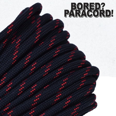 

Bored Paracord Brand 550 lb Type III Paracord - Thin Red Line 100 Feet