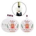 thumbnail image 3 of Adornos de árbol de Bloqueo de año de Navidad de Personalizados 2020, de Decoración de Navidad Colgante para Familiares Estilo 1, 3 of 8