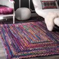 thumbnail image 1 of Aizza Trends Handmade Hand Braided Pure Cotton Floor Area Rug | Floor Carpet Rug | Floor Mat | Home Decore Rug, 1 of 4