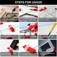 thumbnail image 5 of Efficient Ceramic Tile Installation Kit, Flatness Assurance With Reusable Wedges And Disposable Clips For Economical Tile Leveling (3–12 Mm), 5 of 5