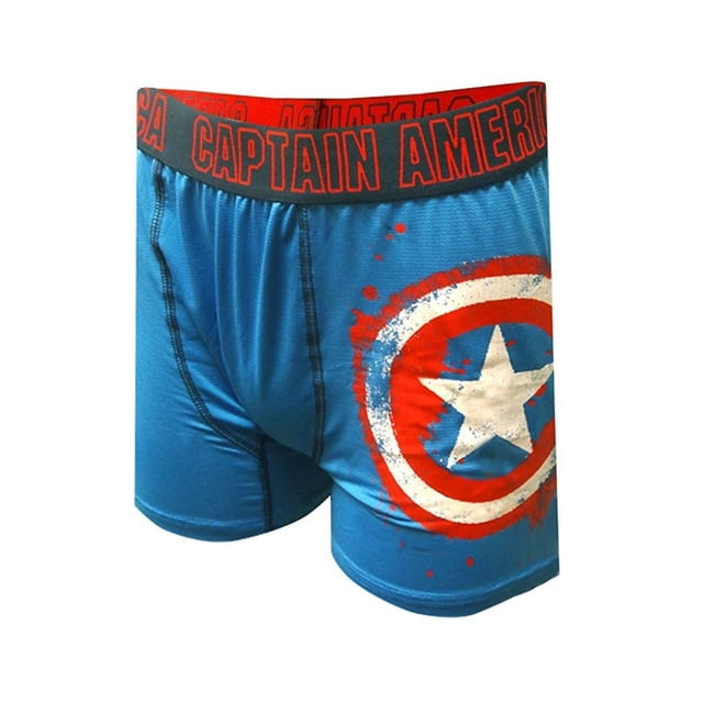 Captain America sous-Vêtements Boxeurs Moyens (32-34)