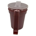 thumbnail image 3 of 28 oz Water/Ice Pitcher with Translucent Lid with Straw Port, Rose, for Elders, Patient Care and Nursing Homes (Pack of 3), 3 of 5