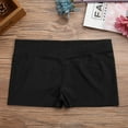 thumbnail image 5 of Doomiva Kids Girls Sequins Ballet Jazz Hip Hop Modern Belly Dance Costume Ruffle Crop Top with Shorts Set Dancewear Black 14, 5 of 7
