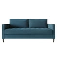thumbnail image 3 of Castle Place Classic Linen Upholstered Sofa, Blue, 3 of 7
