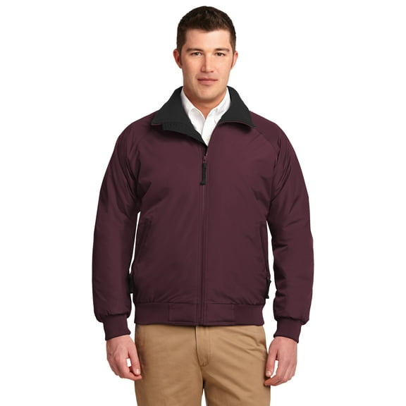 Port Authority Challenger Jacket J754 - Maroon/True Black - M