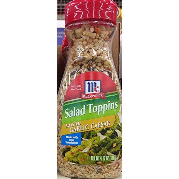 Mccormick Salad Toppins Roasted Garlic Caesar 4.12Oz (2 Pack