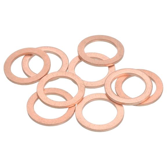 9Pcs Flat Washer, 14mm ID, 20mm OD, 1.5mm Thick for Bolts Screws Machinery