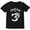 Black, variant on Gift for 3 Year Old Boy Girl Chill Out Shark 3rd Birthday Toddler Kids T-Shirt 4T Navy