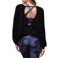thumbnail image 3 of Women's Onzie 3800 Om Open Back Flowy Top (Black M/L), 3 of 5