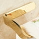 thumbnail image 3 of Soporte de toalla de papel de aleación de zinc, accesorios de baño para estante de pared, oro Feliz Sencillez, 3 of 5