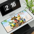 thumbnail image 3 of Sphynx Hello Summer with Sunglasses and Surfboard Tropical Vibes Desk Mat Full Keyboard Mouse Pad Cat Lover Kitten Owner Gifts Idea Large Mousepad - 00007, 3 of 5
