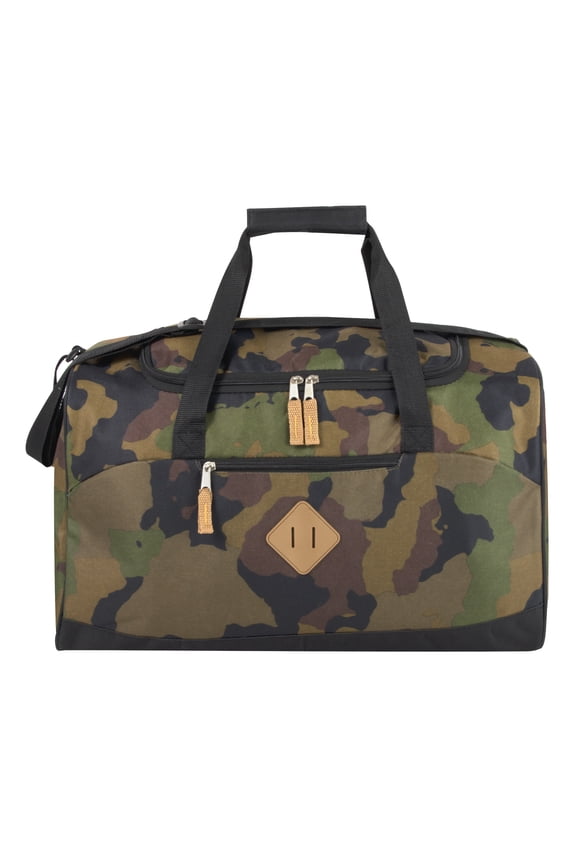 20 Inch Duffle Bag Camo Polyester Gear Bag-Travel Work Gym Carry-On (8098-Camo)