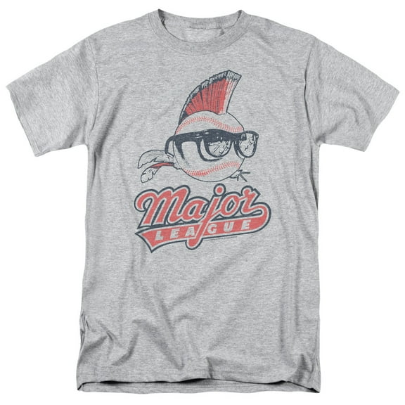 Major League - Vintage Logo - Adult Unisex Short Sleeve T-Shirt - Gray