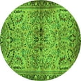 thumbnail image 1 of Ahgly Company Indoor Round Persian Green Traditional Area Rugs, 6' Round, 1 of 1