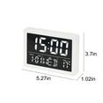 thumbnail image 3 of Gnmfd Digital Alarm Clock Large LED Display with USB Charging Ports, Adjustable Alarm Volume and 6-Level Brightness, 12/24H Time, Snooze Function, Date Day Temperature for Bedroom Desk Office, 3 of 6