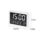 thumbnail image 3 of Xihbxyly Reloj Despertador Digital Led Grande, Volumen y Brillo Ajustables, 6 Tonos de Llamada, Puertos de Carga Usb, Función de Repetición, Ideal para Mesita de Noche o Dormitorio, Regalo Elegante,, 3 of 6