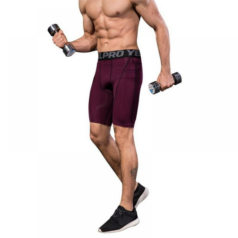 Burgundy compression shop shorts