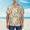 thumbnail image 2 of Susaid Cartoon Poodle Dog Print Hawaiian Shirts for Men Women,Hawaiian Summer Short-Sleeve Casual Relaxed-Fit Button-Down,3X-Large, 2 of 7