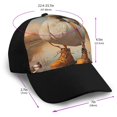 thumbnail image 2 of Naloa Hiking Duck Adult adjustable Print Baseball Hat, Patchwork curved brim baseball capfor Men and Women, One Size, 2 of 5