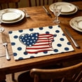 thumbnail image 5 of Napperon de Table Résistant à la Chaleur avec Motif de la Fête de l'Indépendance, Silicone, Réutilisable, Va au Lave-Vaisselle pour les Repas à l'Intérieur et à l'Extérieur, 5 of 5