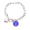 thumbnail image 1 of Pulsera de cadena de corazón joyería encanto moda, 1 of 3
