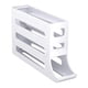 thumbnail image 2 of Porta huevos para refrigerador, 4 niveles, bandeja para huevos, gran capacidad, organizador, automático blanco, 2 of 9