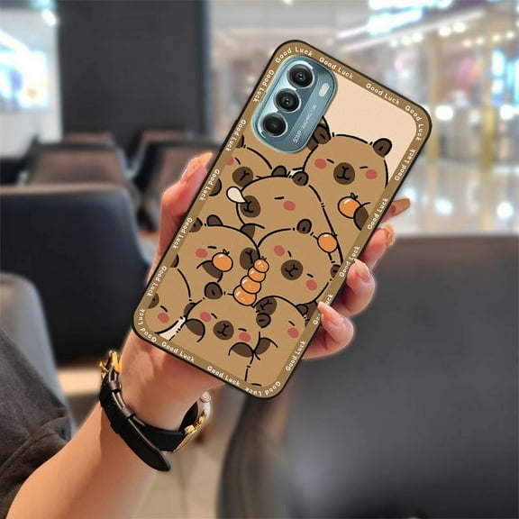 KDY-Phone Case For MOTO G Stylus 5G 2022, Silicone Durable Soft case Graffiti Phone Pouch Dirt-resistant Waterproof Fashion Design Full wrap TPU Cute Cartoon Anti-dust Protective