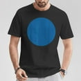 thumbnail image 2 of Blue Dot T-Shirt – Minimalist Graphic Tee, Casual Unisex Shirt, Everyday Comfortable Wear, Basic Blue Design, 2 of 3
