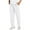 White, variant on Chiccall Men's Scrub Pants Nursing Pants with 4 Pockets Stretch Comfy Lightweight Elastic Waist Drawstring Straight Pants