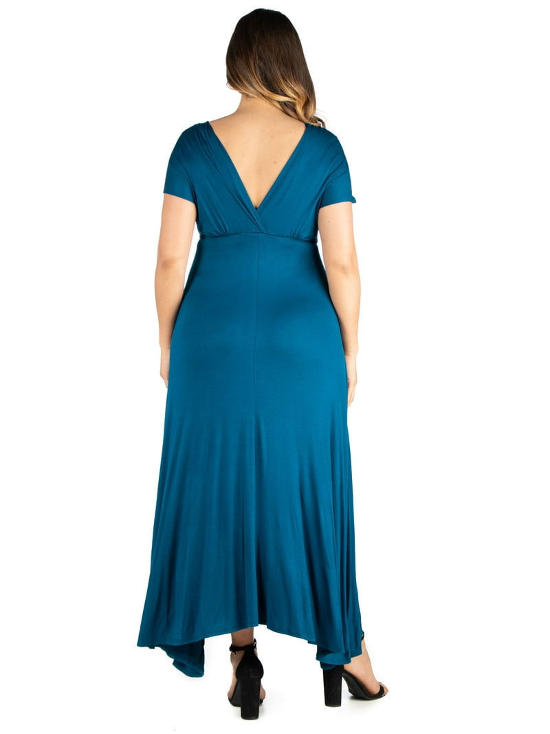 green emerald velvet dress Inez Satin Dress main image 0
