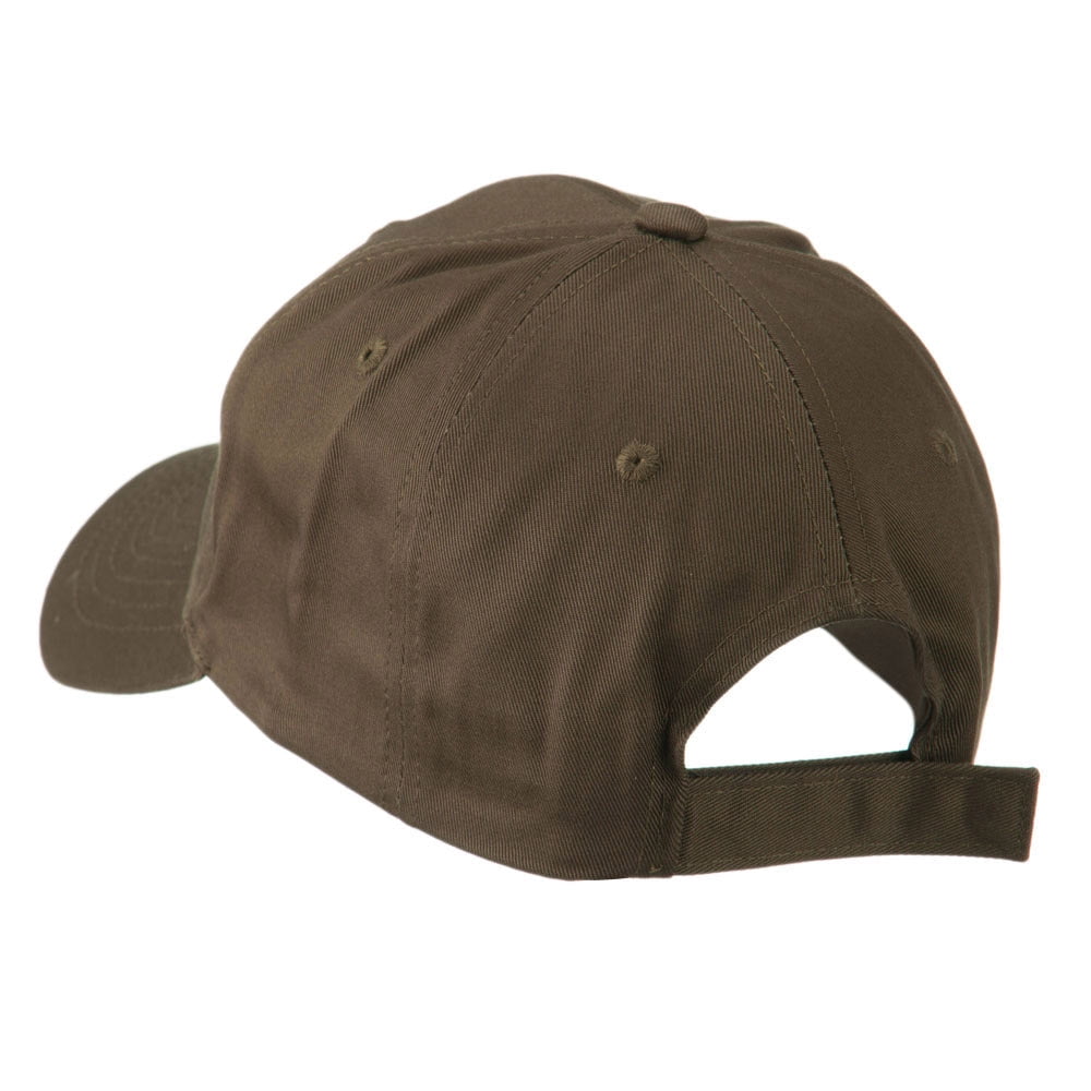 USA State Flower Texas Bluebonnet Embroidered Cap - Brown OSFM