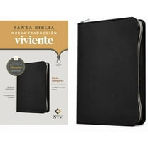 Biblia Compacta Ntv de ZÃ­per, Con Filament (Sentipiel, Negro), (Hardcover)