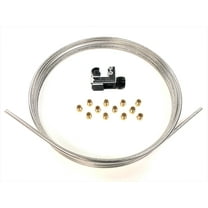 The Stop Shop Stainless Brake Line Tube Coil Roll 1/4" 16 ft. w/Tube cutter & 12 fittings