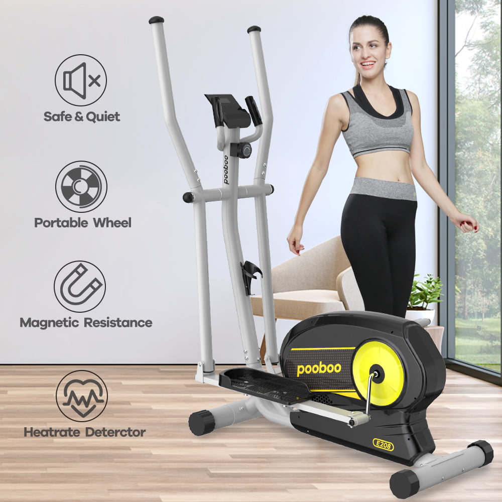 Details about   Magnetic Elliptical Machine Home Exercise Bike 8-Level Magnetic Resistance,New-\ 