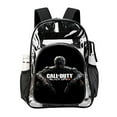thumbnail image 7 of Call of Duty Stylish Mesh & Transparent Clear Backpack – Trendy, Durable & Lightweight for School, Work Or Travel, 7 of 7