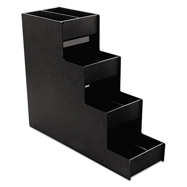 Narrow Condiment Organizer, 8 Compartments, 6 x 19 x 15.88, Black Narrow Condiment Organizer, 8 Compartments, 6 x 19 x 15.88, Black