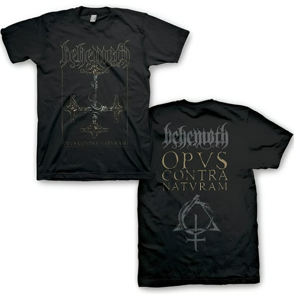 Behemoth Men's Opus Contra T-Shirt Black Large | Officially Licensed Merchandise