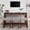 Cherry, variant on LKTART 4 Piece Bar Table Set with Power Outlet 59 Inch Industrial Dining Table and 3 Padded Stools for Living Room Dining Room Game Room Brown