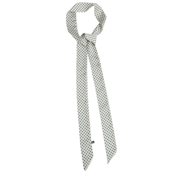 Unique Bargains 1 Pc Scarf Headband Stylish Print Neck Scarf for Women White
