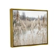 thumbnail image 5 of Rural Pampas Grass Reeds Lakeside Pond Marsh Gold Floating Frame Canvas Art, 31 x 25, 5 of 5