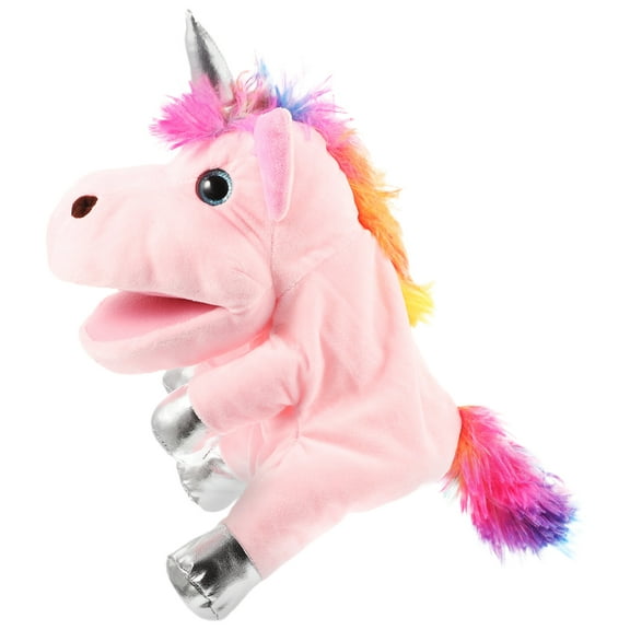 PAMINGONO Lifelike Hand Toy Imagination Development Unicorn Puppet 1Set