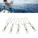 thumbnail image 5 of M Buder 20PCS Giratorios de Pesca a Presión Acero Inoxidable Alta Resistencia Tipo B 5#, 5 of 9