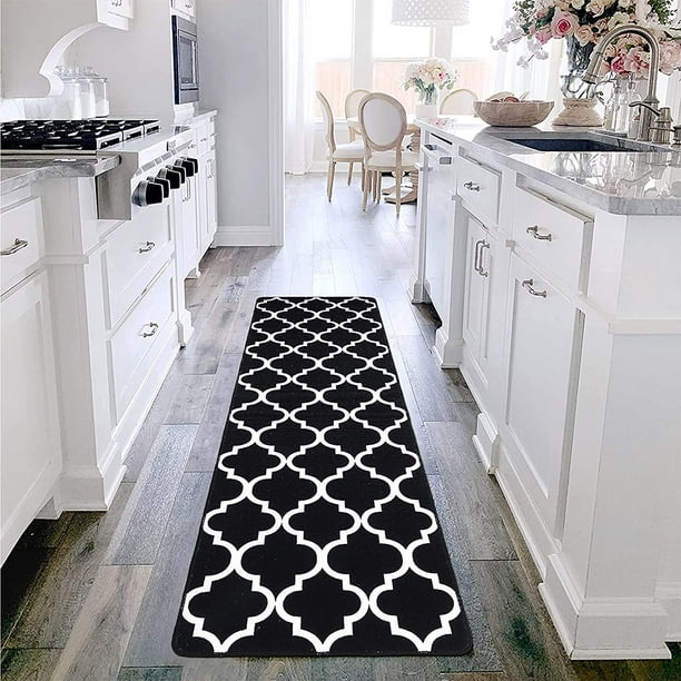 HTAIGUO Nylon Doormat Runner Rug 2 x 6 feet Non Slip Rubber
