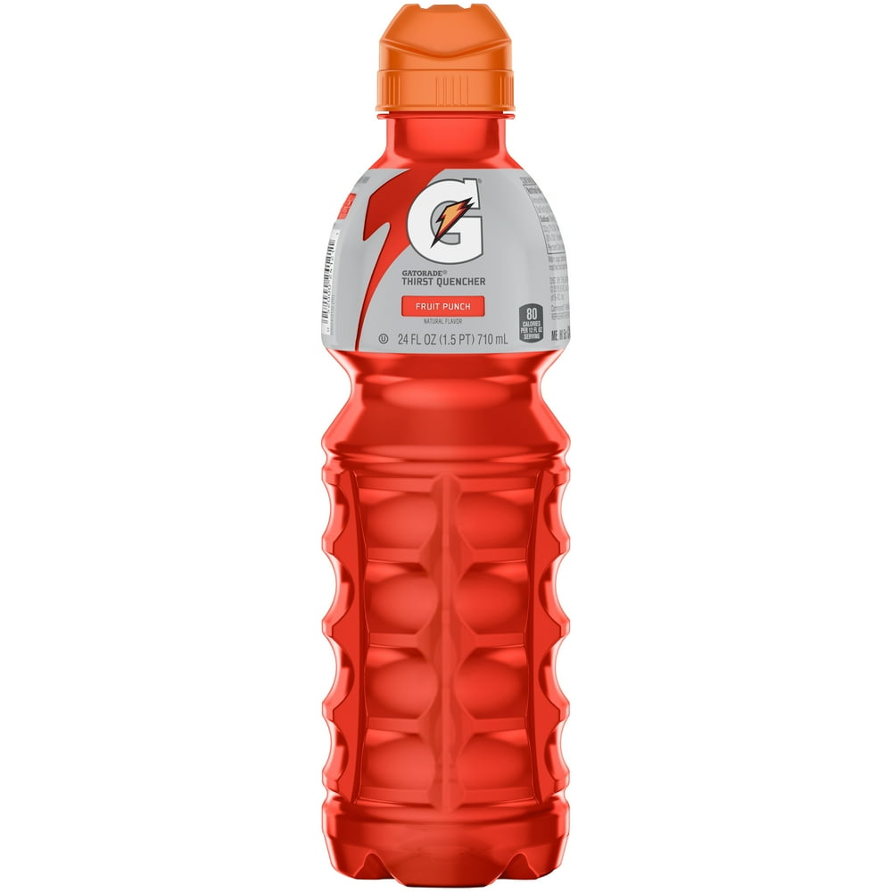 Gatorade Thirst Quencher Fruit Punch Sports Drink, 24 Fl. Oz. Walmart