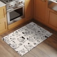 thumbnail image 2 of Beige Farm Chicken Front Door Rugs 2x3 ft Country Farmhouse Black White Rooster Chick Eggs Small Rug for Entryway Non Slip Washable Bathroom Door Mat Absorbent Floor Mat for Indoor Entrance, 2 of 9