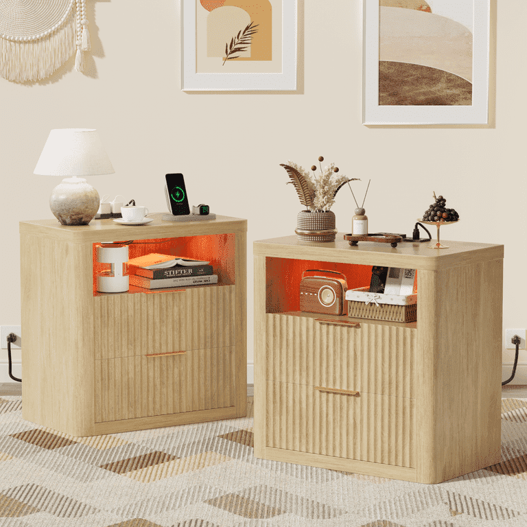 Nexera Milano Floating Nightstand Extension Panels (Set of 2