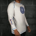 thumbnail image 2 of Chaos and Order Bayside Long Sleeve BJJ Rashguard - Small - White, 2 of 4